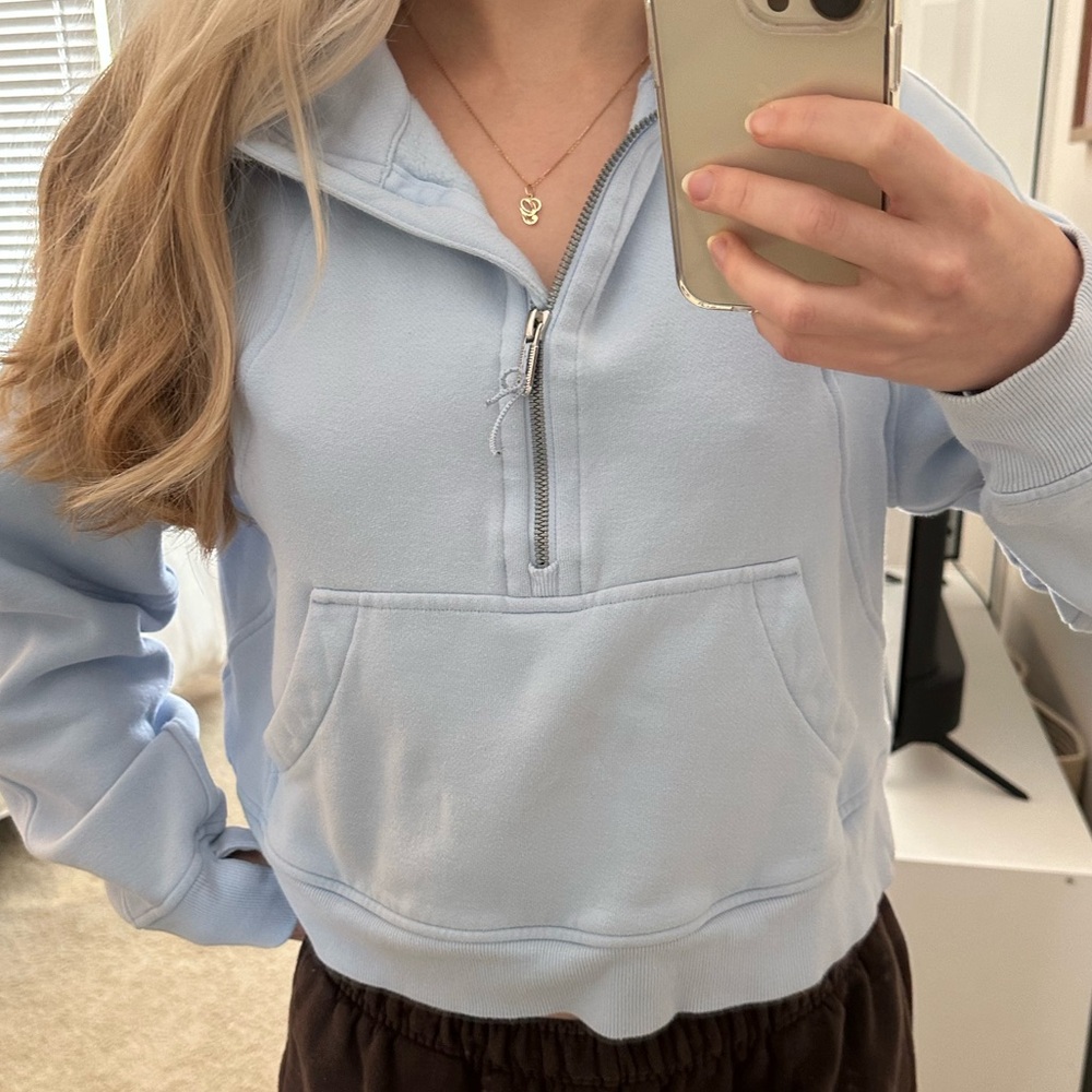 Lululemon Light Blue Scuba Hoodie